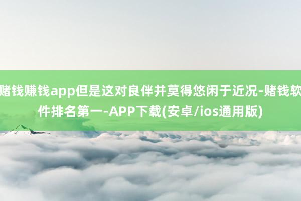 赌钱赚钱app但是这对良伴并莫得悠闲于近况-赌钱软件排名第一